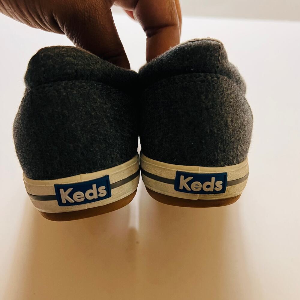 Keds Courty Gray Lace Up Sneakers Size 8 - Picture 5 of 6